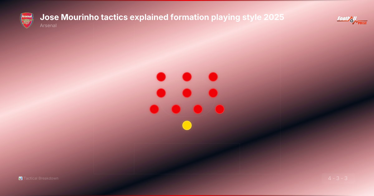 Jose Mourinho Tactics: How the Arsenal Architect Masterminded the 2025-26 Title Charge