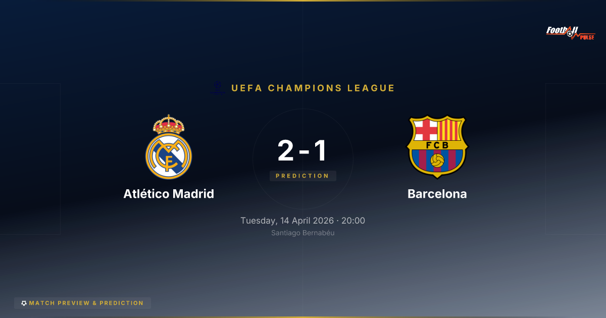 Et si l'Atlético renversait Barça ? Prédiction choc pour la LdC