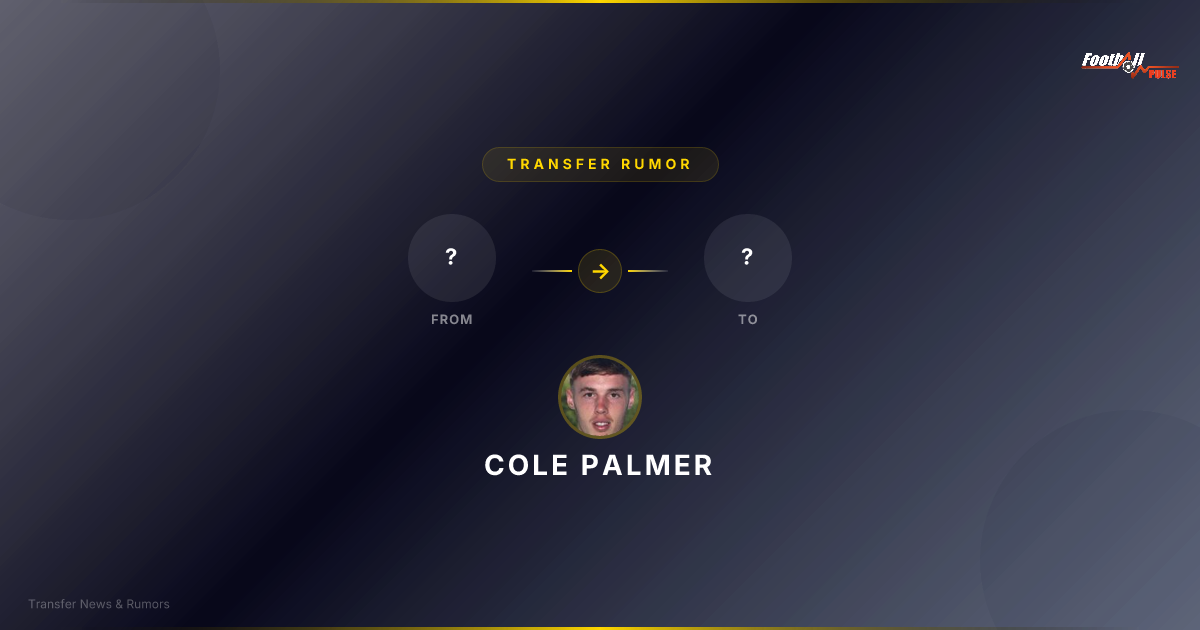 Cole Palmer: la joya que está forzando una revolución en el mercado