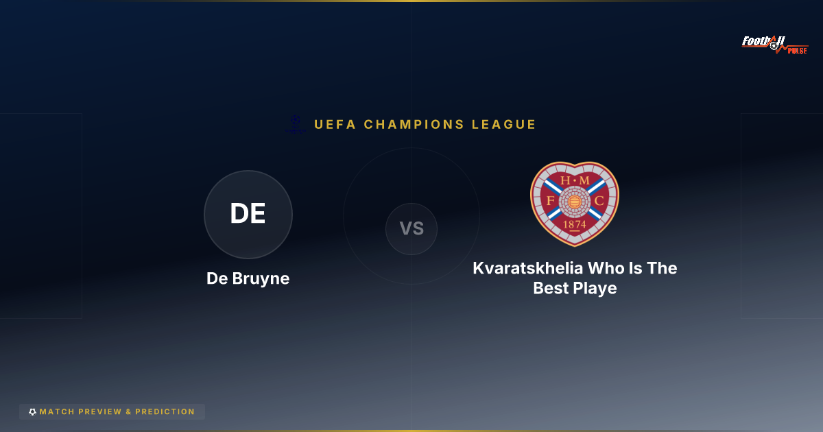 De Bruyne vs Kvaratskhelia — The Player Who Already Won the Debate