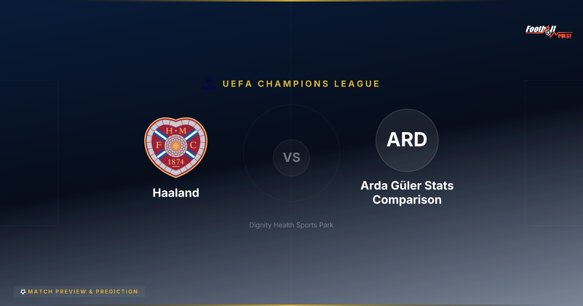 Haaland vs Arda Güler : Une comparaison choc en 2025-26, qui domine vraiment ?