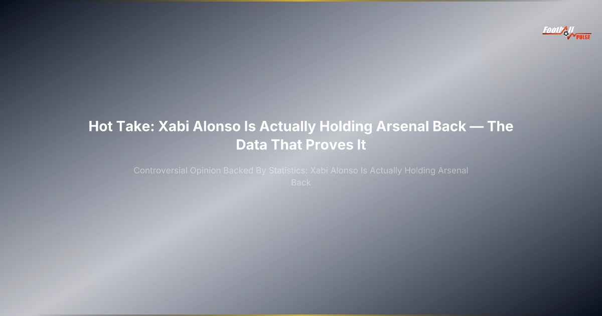 Controversé mais prouvé : Xabi Alonso freine Arsenal – les données qui choquent