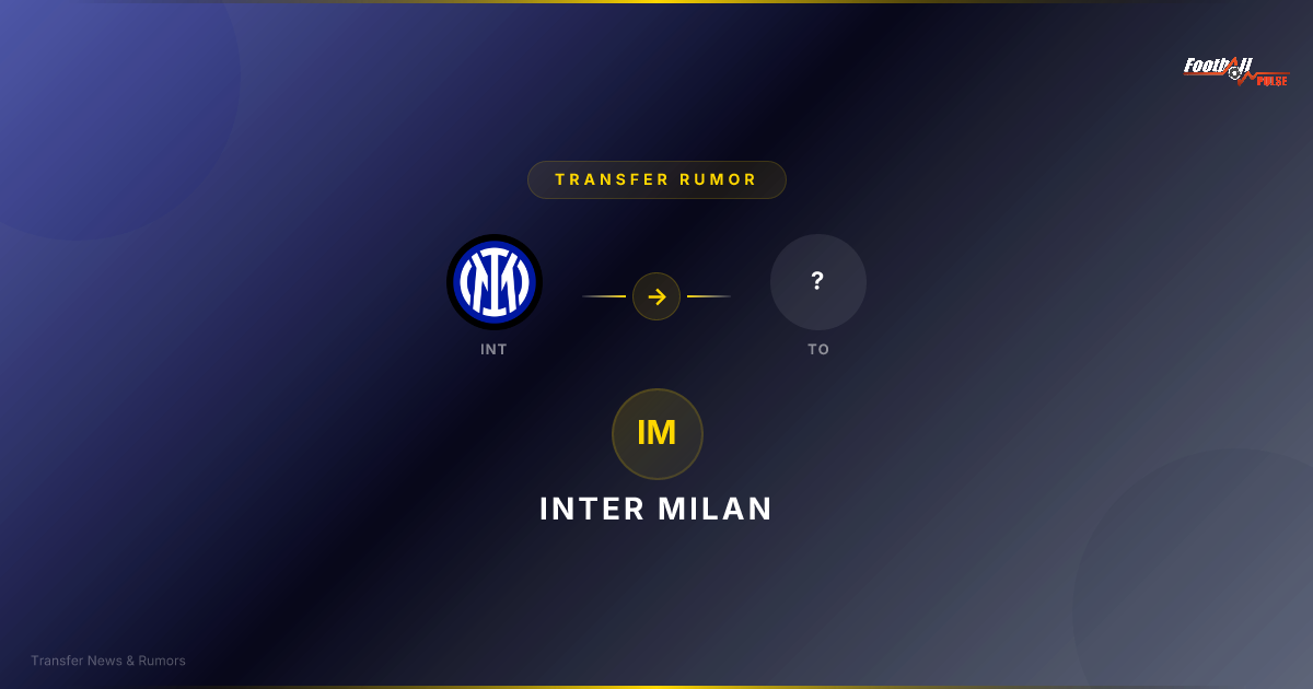 Inter Milan transfer targets 2026 — The five signings that could redefine their future