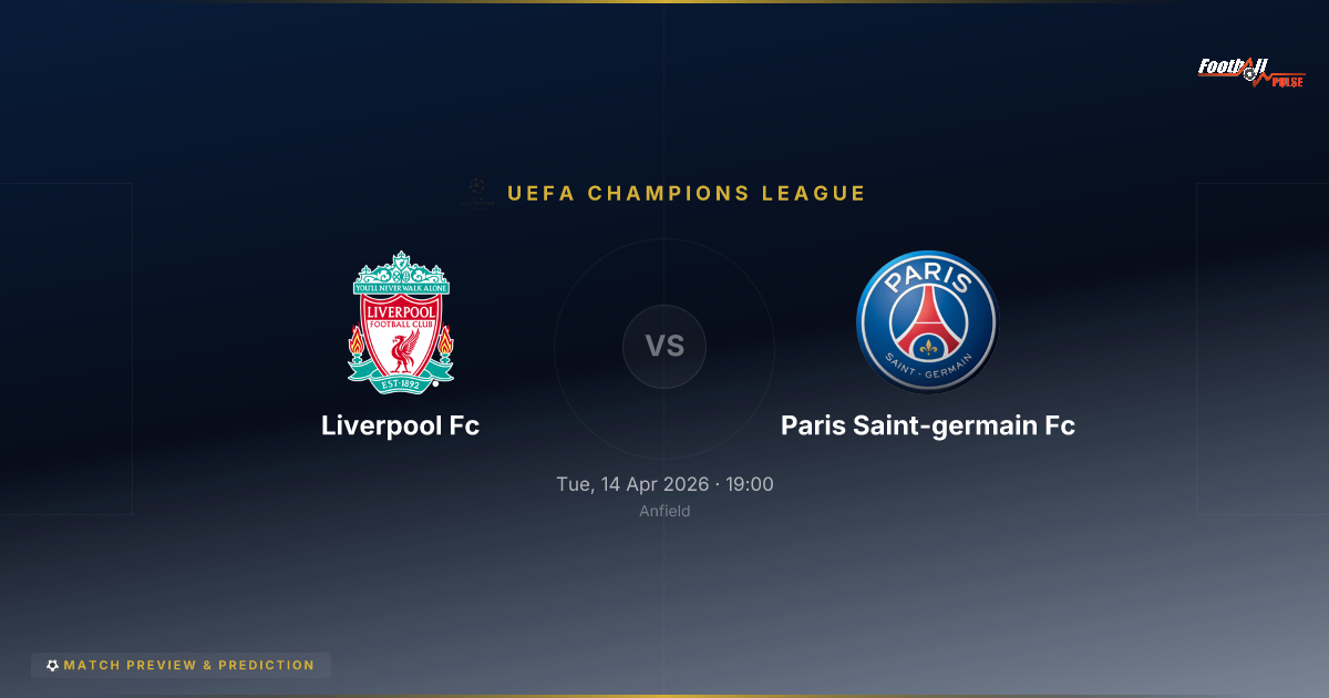 Liverpool FC vs Paris Saint-Germain FC: A Champions League Thriller!