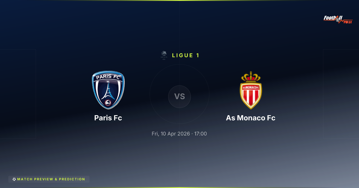 Paris FC vs AS Monaco FC: The Defensive Wall vs the Attacking Machine