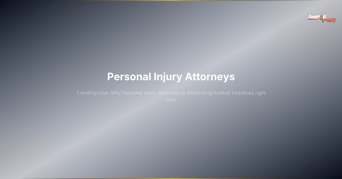 Pourquoi les avocats en dommages corporels dominent l'actualité footballistique