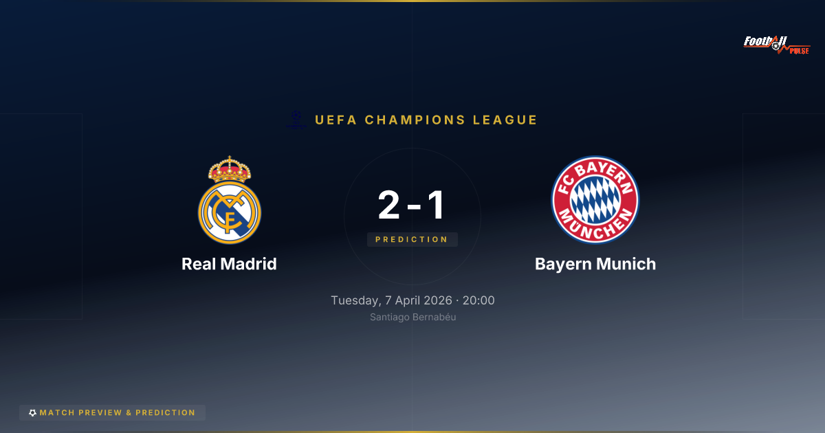 Real Madrid vs Bayern Munich : prédiction, analyse et meilleurs paris