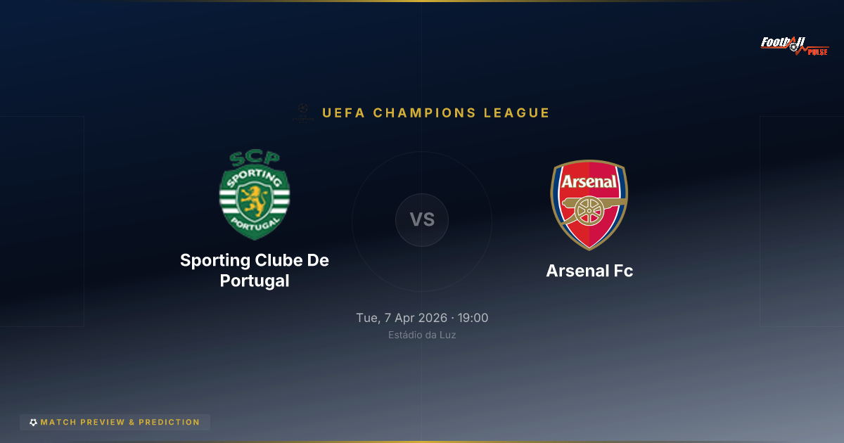 Sporting Clube de Portugal vs Arsenal FC: previa, análisis y predicción Champions League