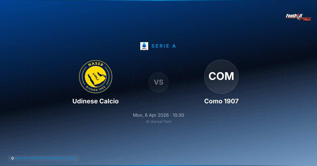 Udinese Calcio vs Como 1907 : analyse tactique, enjeux et prédiction